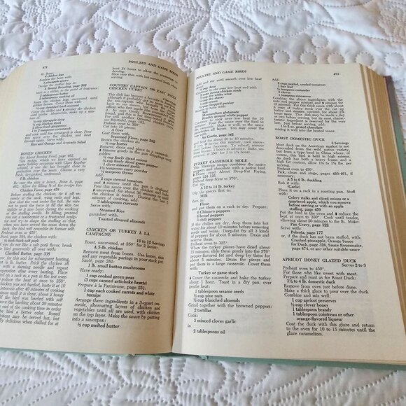 Vintage 1973 Joy Of Cooking Hardcover Cookbook By Irma S. Rombauer Green Cover - Picture 9 of 14